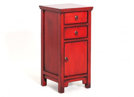 Chinese small cabinet - red