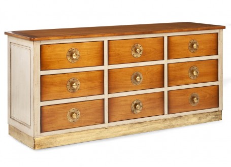 Felix Monge America's Cup cabinet 9 drawers - beige