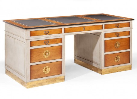 Felix Monge America's Cup pedestal desk