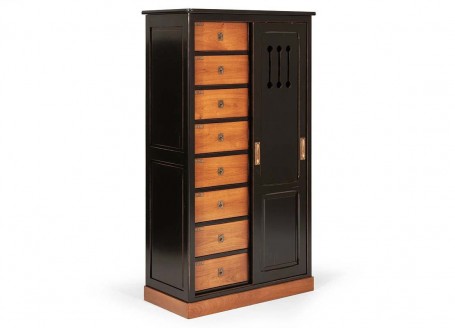 Felix Monge Consular file cabinet - black