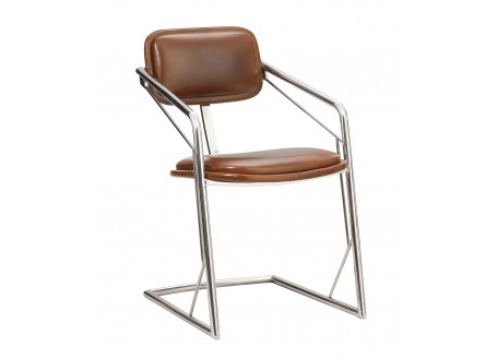 Sting desk chair - brown leather