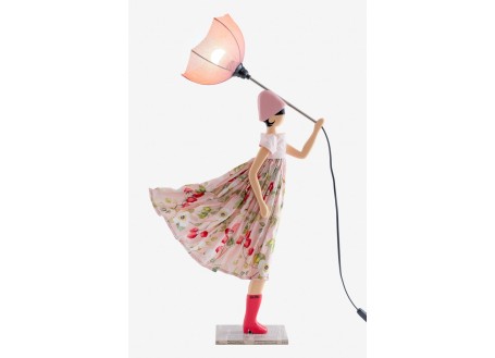 Lampe femme au parapluie - Roula