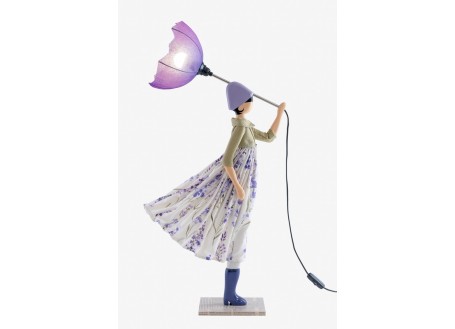 Umbrella lady lamp - Margarita