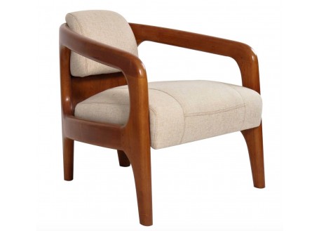 Daytona armchair - Beige fabric