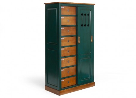 Felix Monge Consular file cabinet - english green