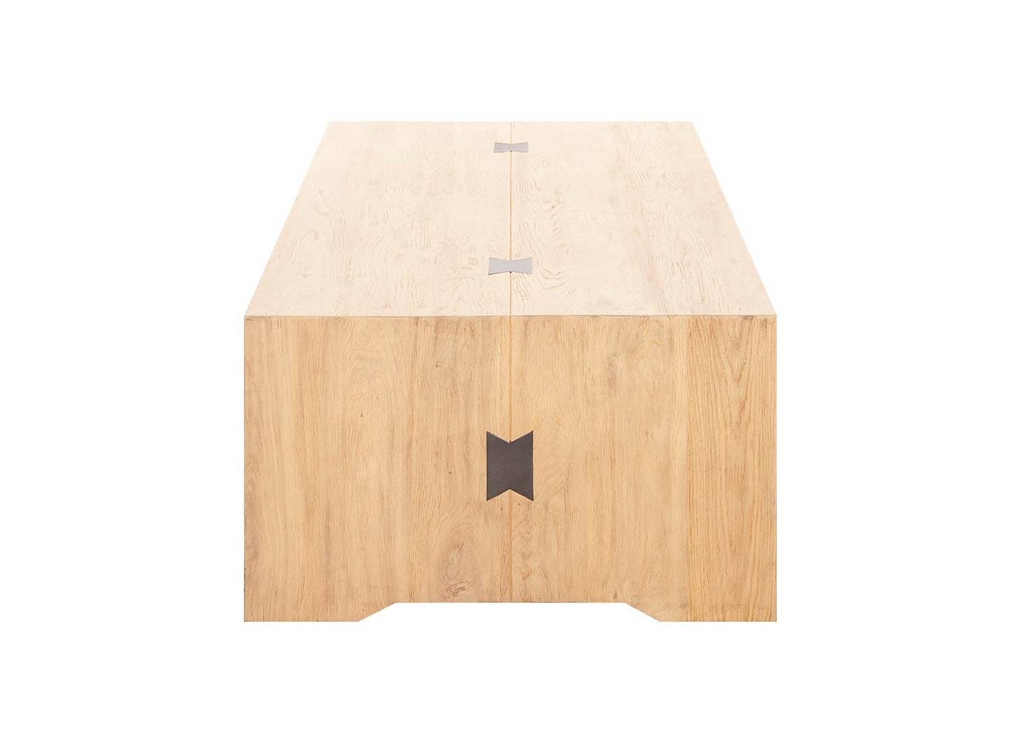 Table basse rectangulaire Bowtie - finition palette